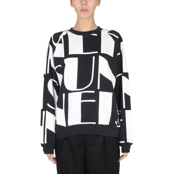 Sunnei Unisex Felpa Con Logo